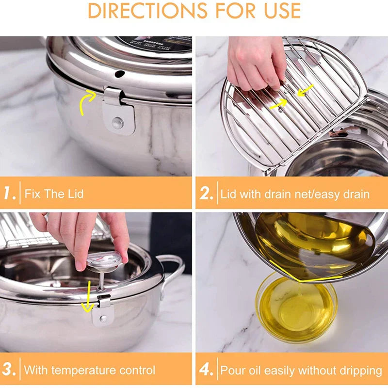 OilMaster™ – Perfekte Frittierergebnisse mit integrierter Temperaturkontrolle [50% Rabatt]