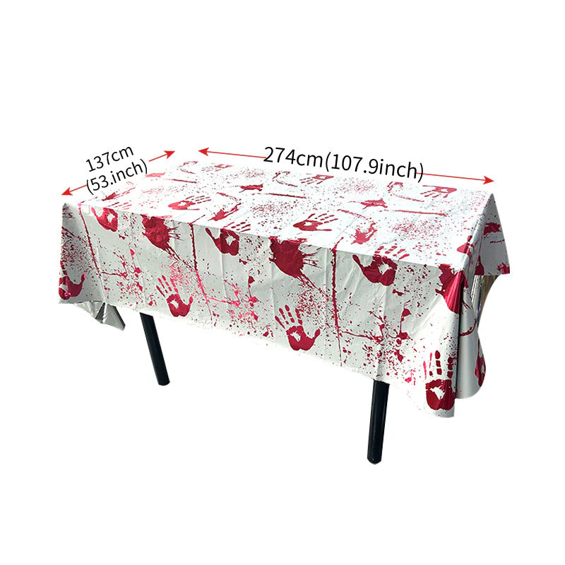 ScraryTable™ Horror Party Tischdecke | 1 + 1 Gratis