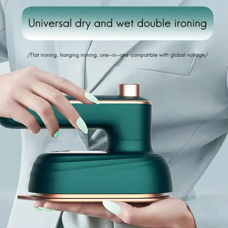 50% Rabatt | EasySteam™ - Kompaktes 2-in-1 Mini-Dampfbügeleisen für müheloses Bügeln