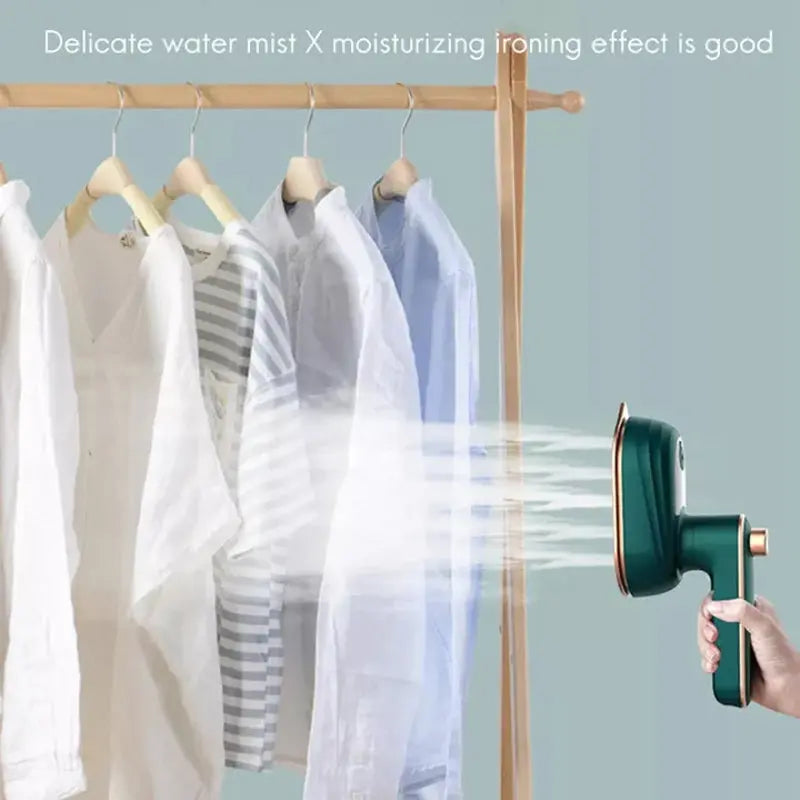 50% Rabatt | EasySteam™ - Kompaktes 2-in-1 Mini-Dampfbügeleisen für müheloses Bügeln