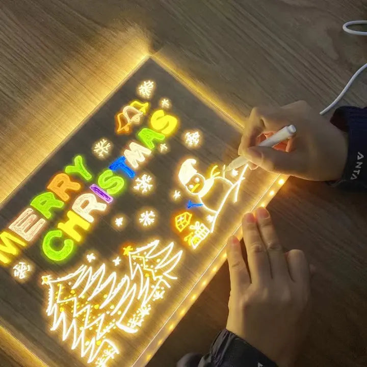 TabletGlow™ – LED-Glas-Schreibtafel für kreative Notizen & Zeichnungen [50% Rabatt]