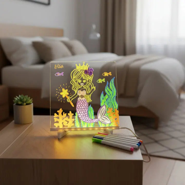 TabletGlow™ – LED-Glas-Schreibtafel für kreative Notizen & Zeichnungen [50% Rabatt]