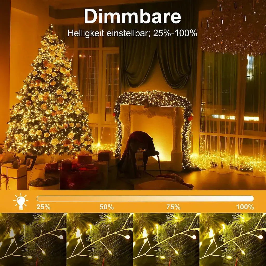 LightStrap™ – LED-Lichterkette aus Kupferdraht, 9 Meter für stimmungsvolle Beleuchtung [50% Rabatt]