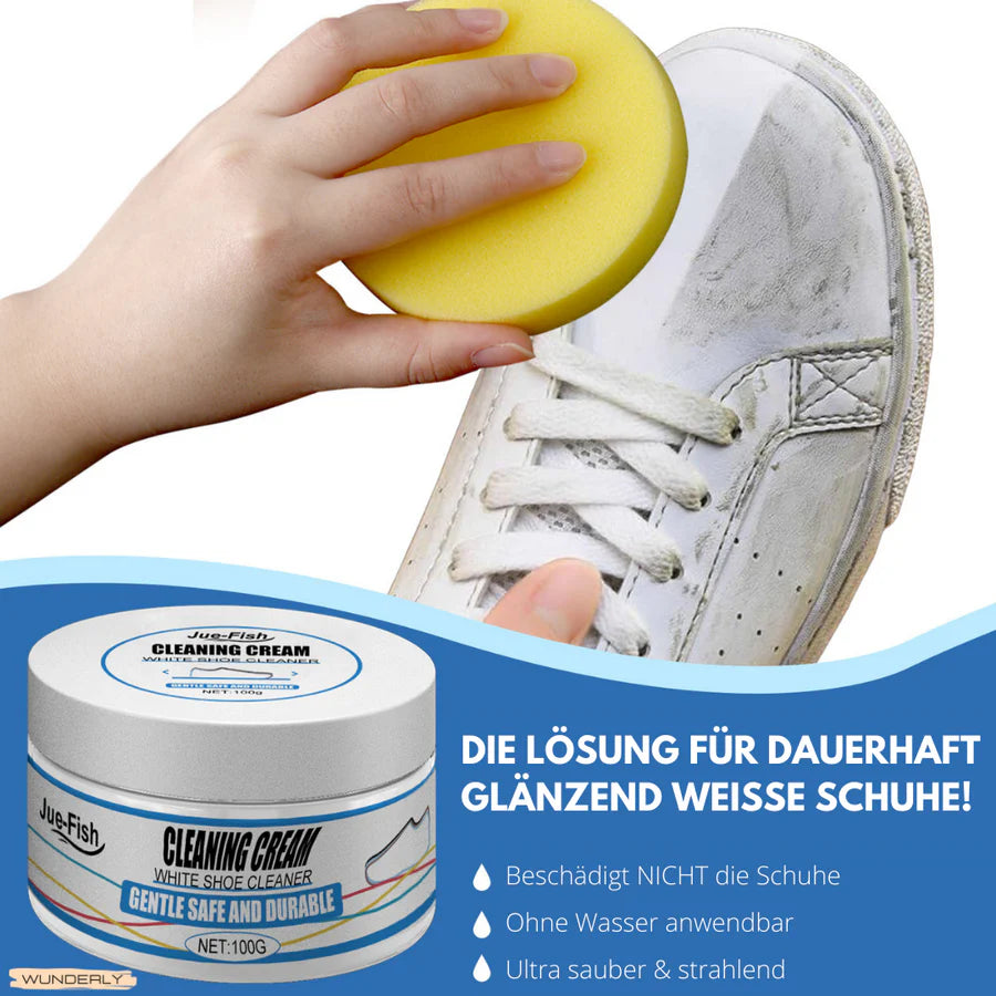 FreshShoe™ – Sanfte Reinigungscreme für weiße Turnschuhe | 50% Rabatt