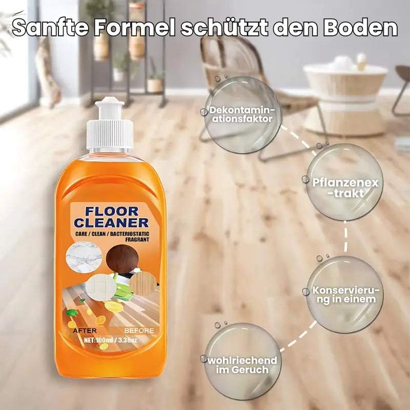 FloorCleaner™ – Entfernt effektiv Flecken & Bakterien von Holz & Fliesen [1 + 2 Gratis]