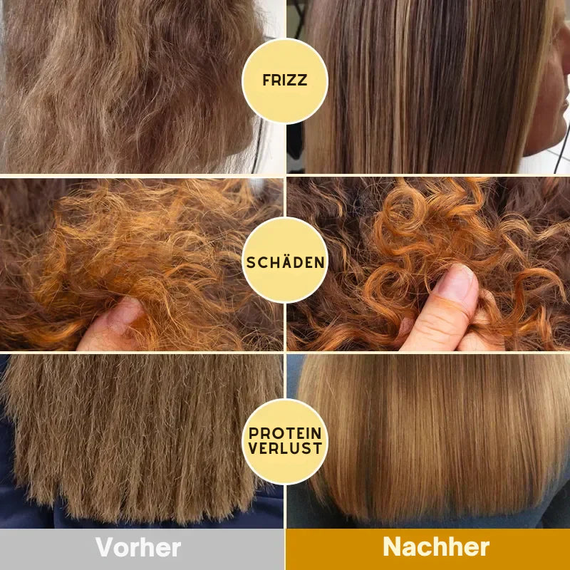 ShinyHair™ – Sofortige Keratin-Haarreparaturmaske | 1 + 1 Gratis