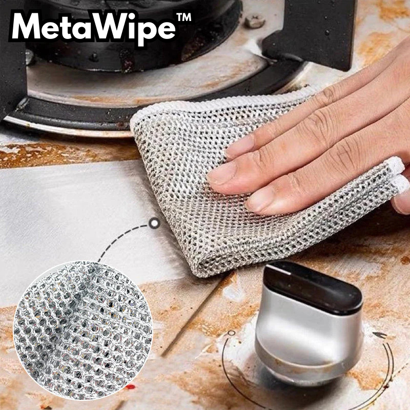 10+10 Gratis | MetaWipe™ - Magisches Draht-Reinigungstuch