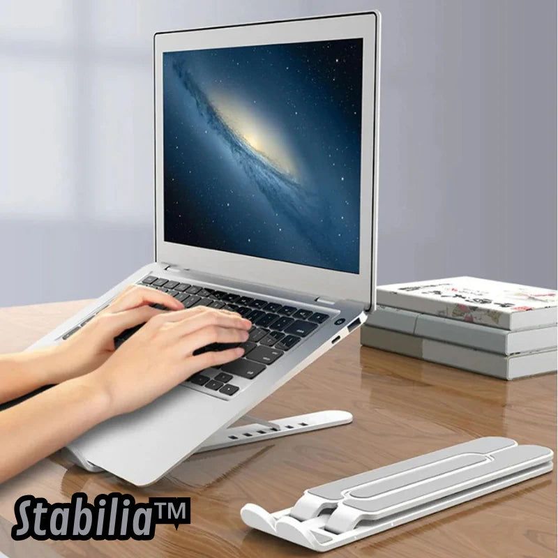 Stabilia™ – Verstellbarer Laptop-Ständer für Eine Perfekte Körperhaltung | 1 + 1 Gratis