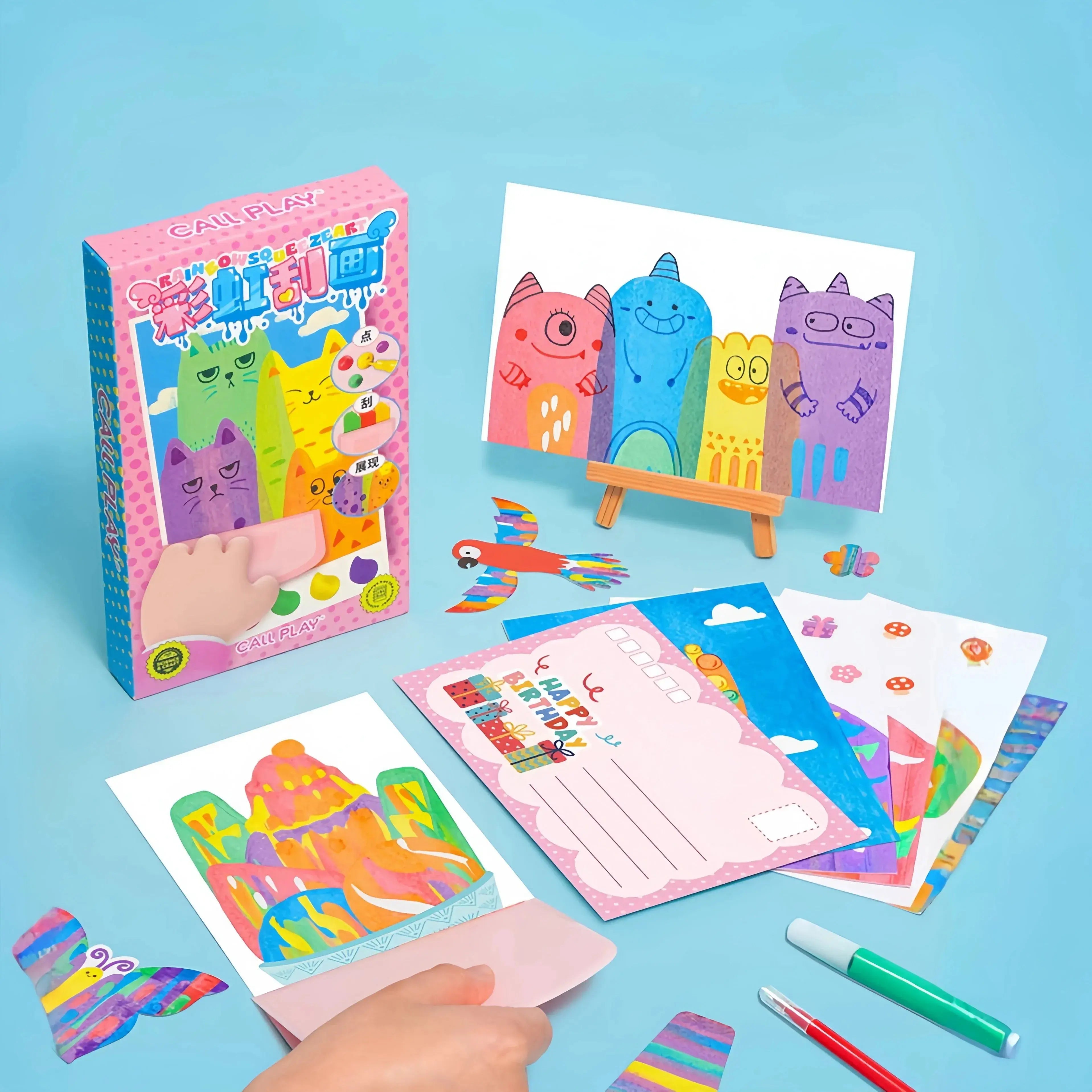 MagicScratch™ - Magisches Kratzbilder-Kunstset Für Kinder [50% Rabatt]