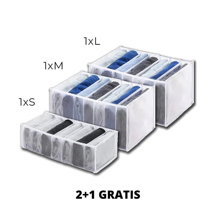 OrganizePro™ Kleiderschrank-Organizer (3stk) | 50% Rabatt