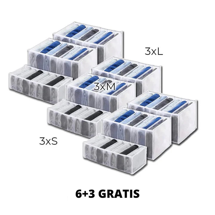 OrganizePro™ Kleiderschrank-Organizer (3stk) | 50% Rabatt