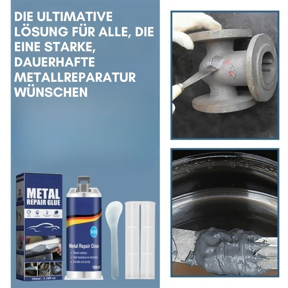 MetalFix Reparaturkleber – Starker Metallkleber für Stahl, Aluminium & Eisen