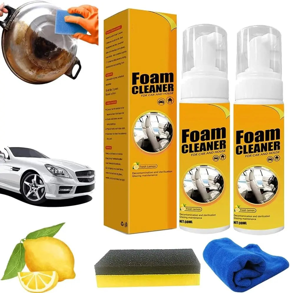 FoamClean™ – Haushalt, Auto & Leder gründlich sauber ohne harte Chemie [1 + 1 Gratis]