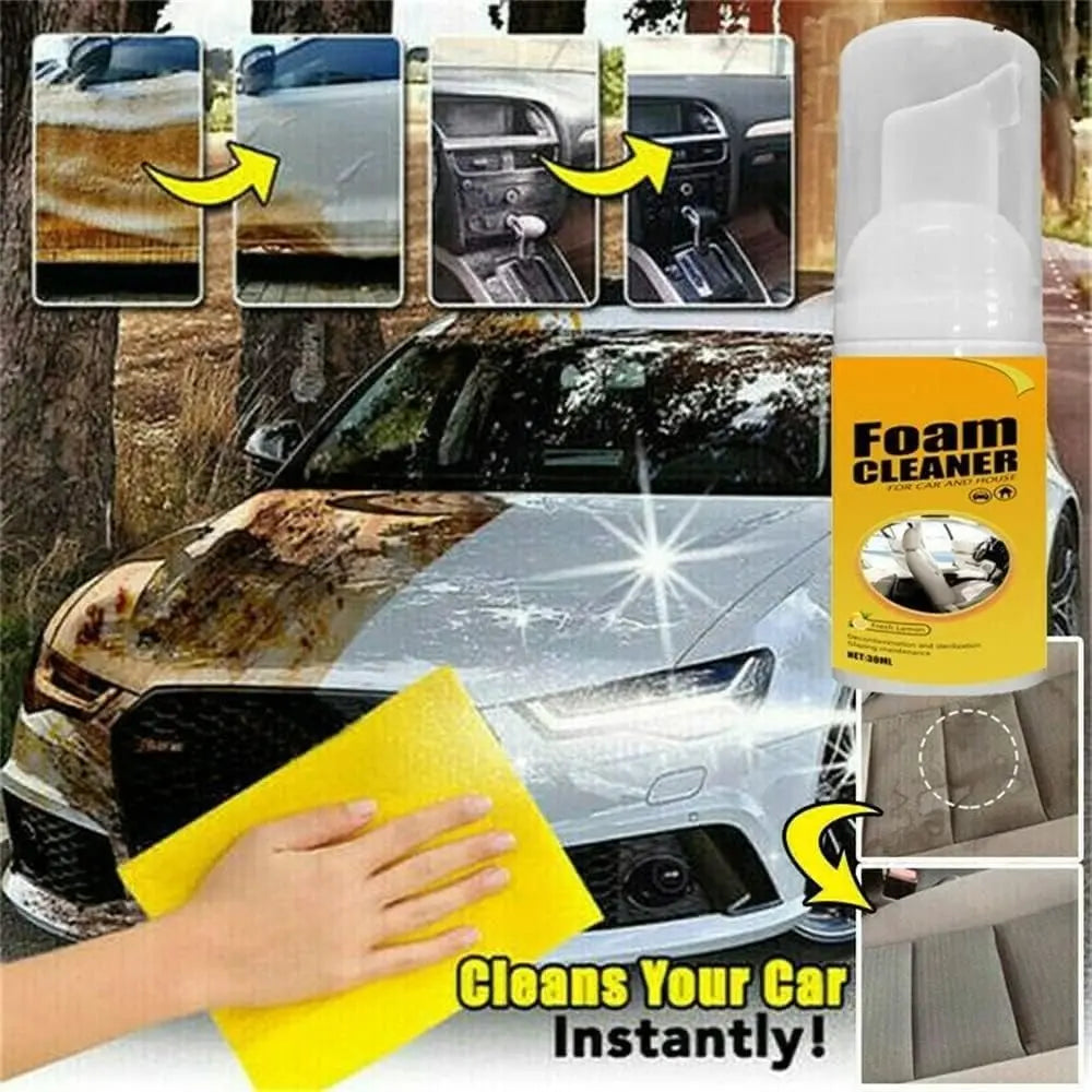 FoamClean™ – Haushalt, Auto & Leder gründlich sauber ohne harte Chemie [1 + 1 Gratis]