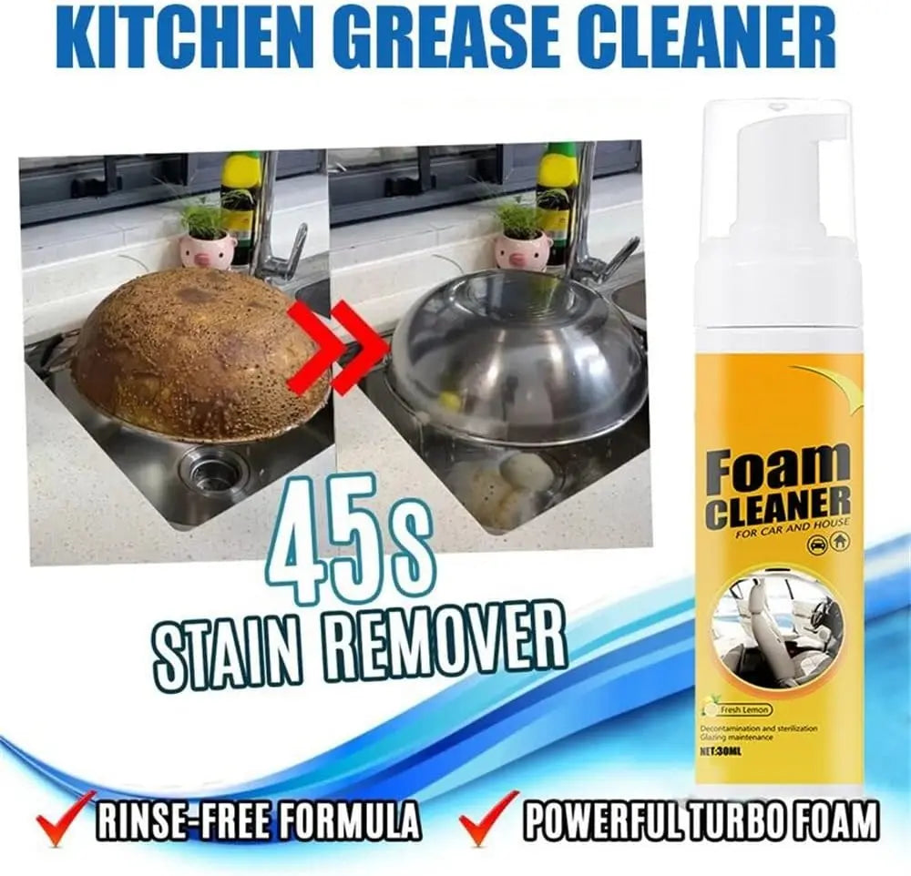FoamClean™ – Haushalt, Auto & Leder gründlich sauber ohne harte Chemie [1 + 1 Gratis]