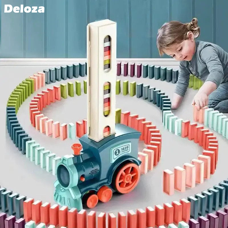 KidsPlay™ Zug-Domino Set - Spielen und lernen | 50% Rabatt