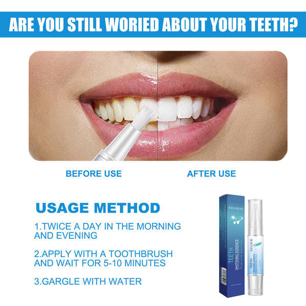 LächelBlitz Zahnaufhellung – Sanfte Teeth Whitening Essenz für Weiße & Gesunde Zähne