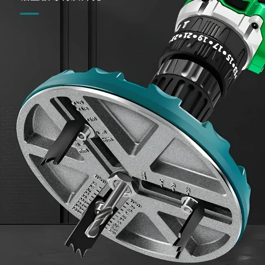 BoreMaster™ – Einstellbare Präzisionslochsäge für Bohrmaschinen | 50% Rabatt