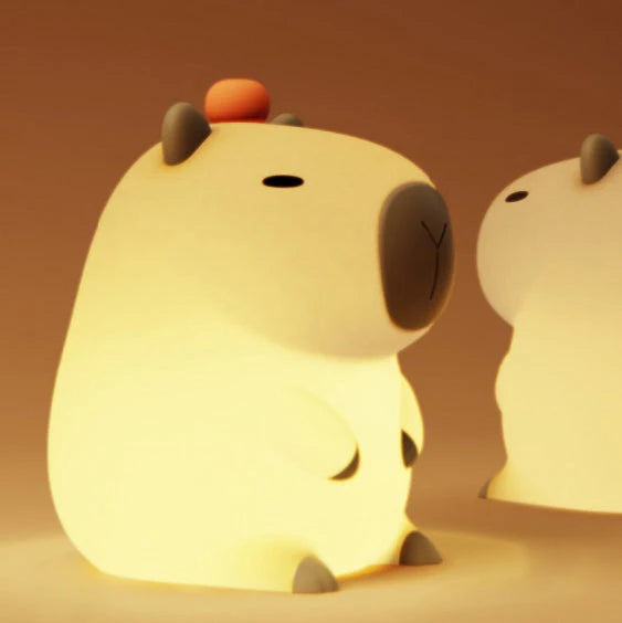 GlowLamp™ – Niedliches Capybara-Nachtlicht mit Zeitschaltuhr | 50% Rabatt