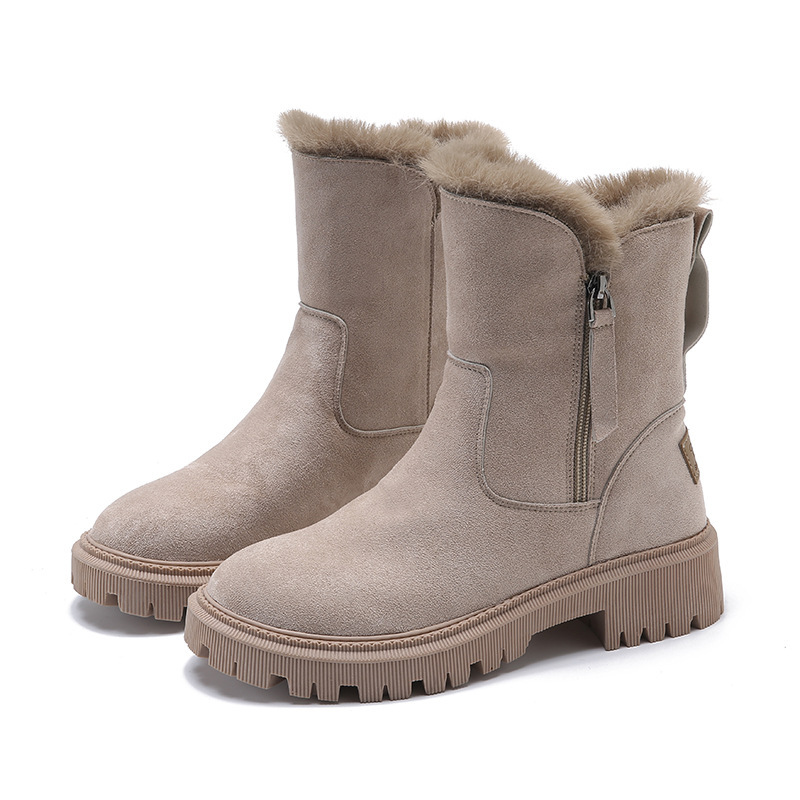 Warme Damen Winterstiefel mit modischem Design & rutschfester Thermo-Sohle
