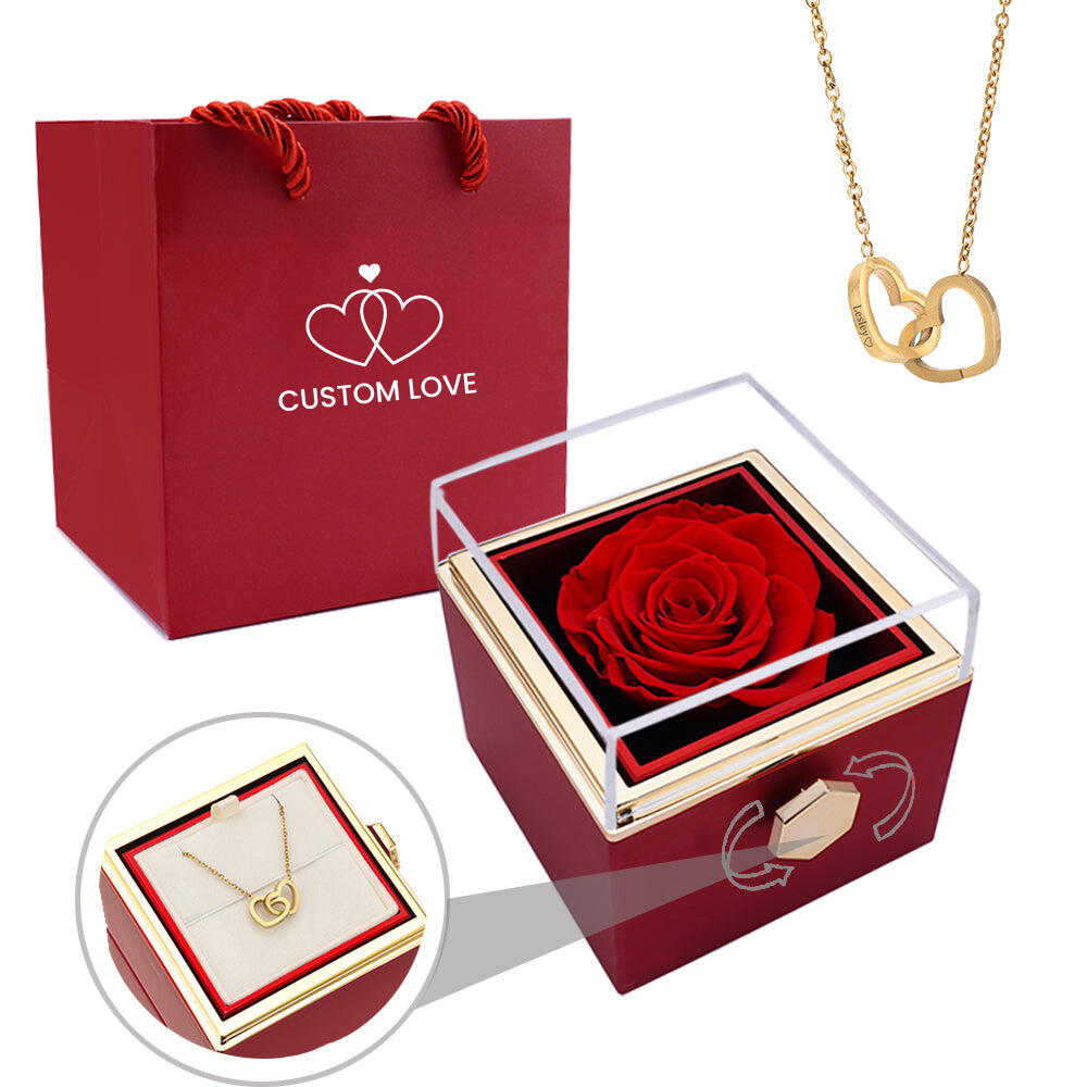 Monroe™ – Elegante Halskette mit Rose-Box für stilvolle Geschenkideen [50 % Rabatt]