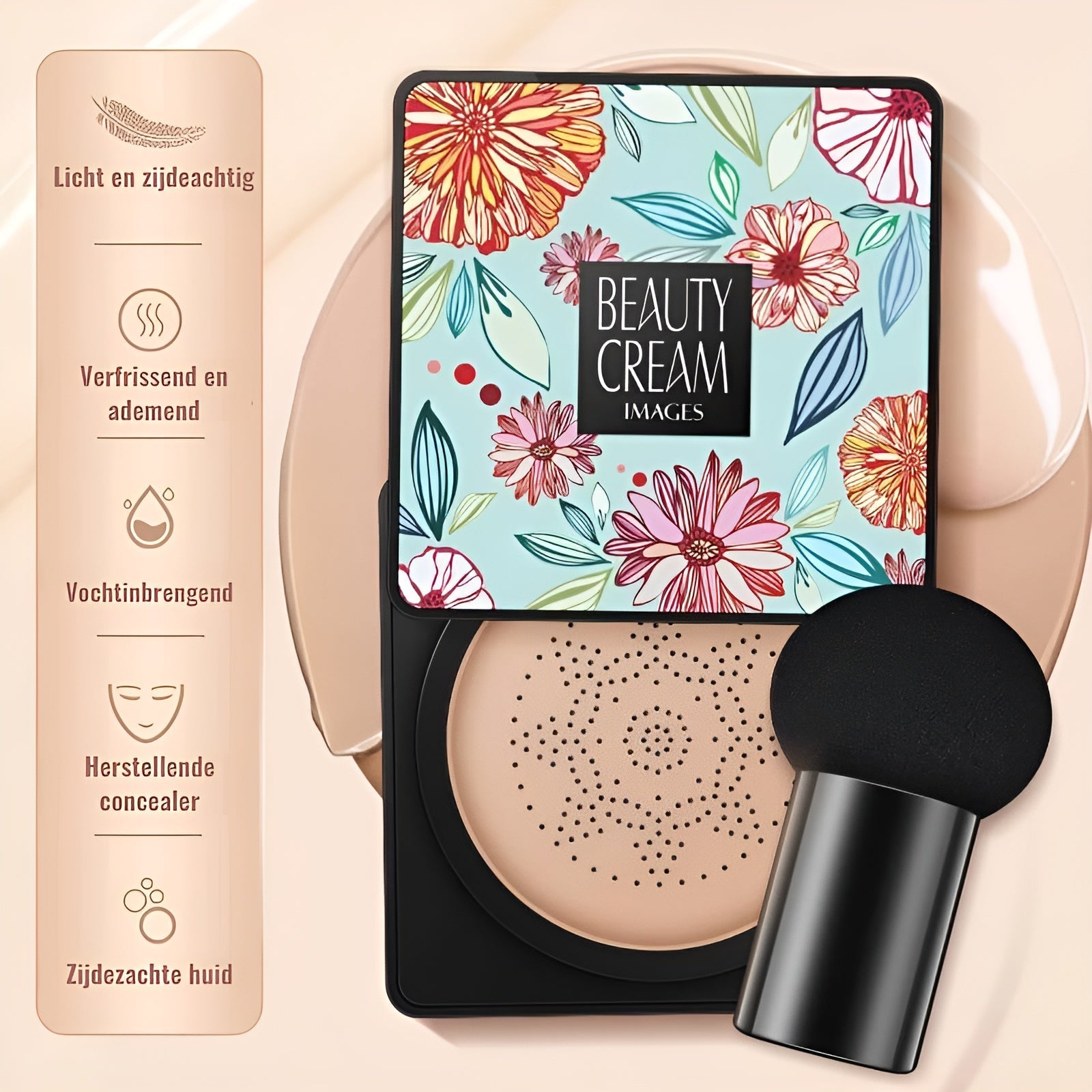 GlowBlend Schönheitscreme – Perfekte Deckkraft, Pflege, Make-up, Natürlich, Langanhaltend