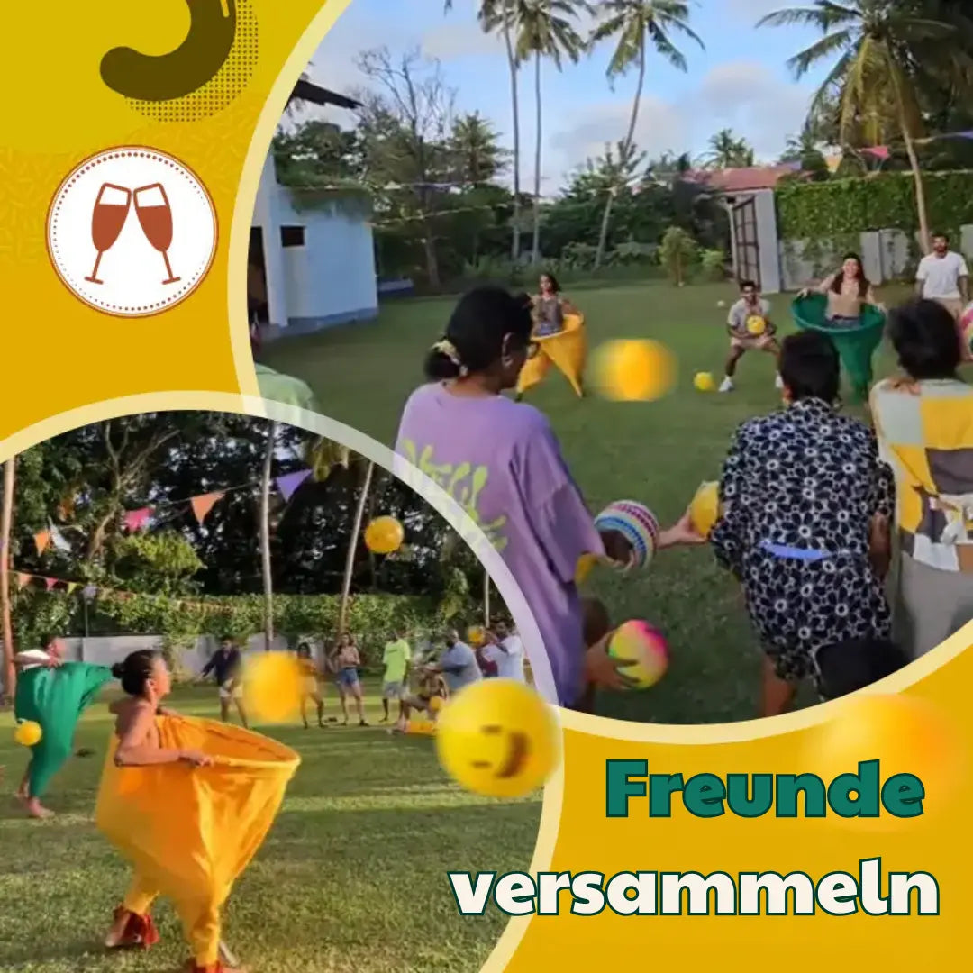 CatchPants™ – Riesige Hosen Outdoor-Spielesets mit bunten Hüpfbällen [50 % Rabatt]