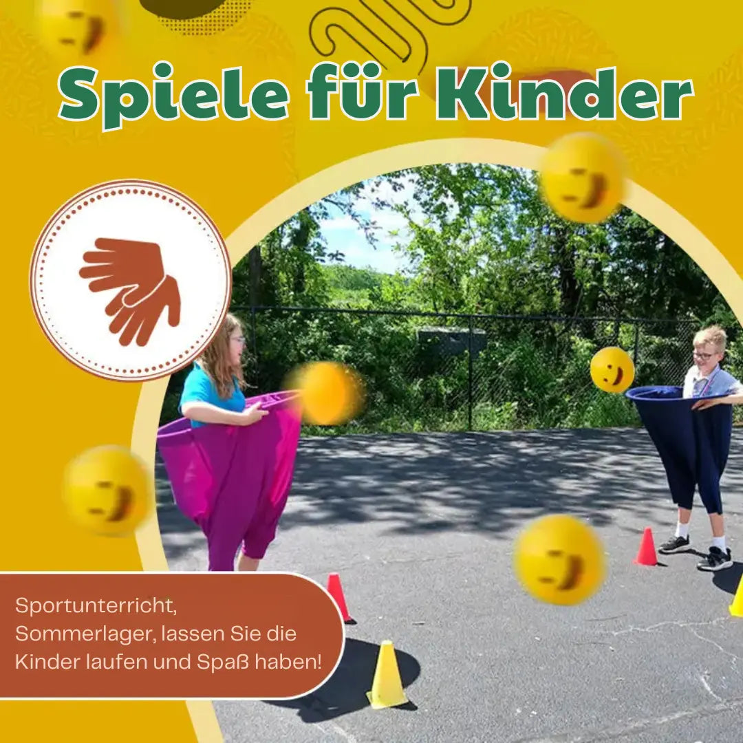 CatchPants™ – Riesige Hosen Outdoor-Spielesets mit bunten Hüpfbällen [50 % Rabatt]