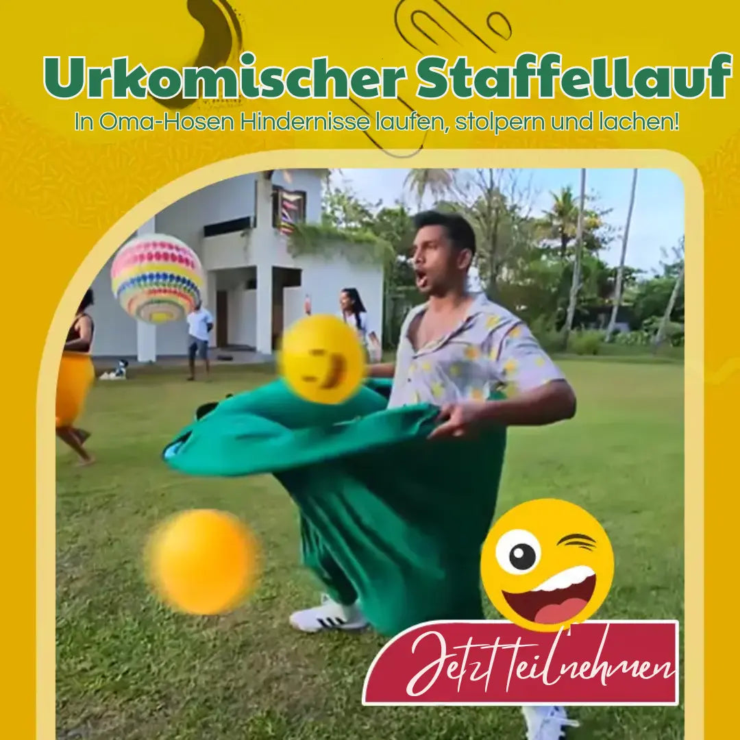CatchPants™ – Riesige Hosen Outdoor-Spielesets mit bunten Hüpfbällen [50 % Rabatt]