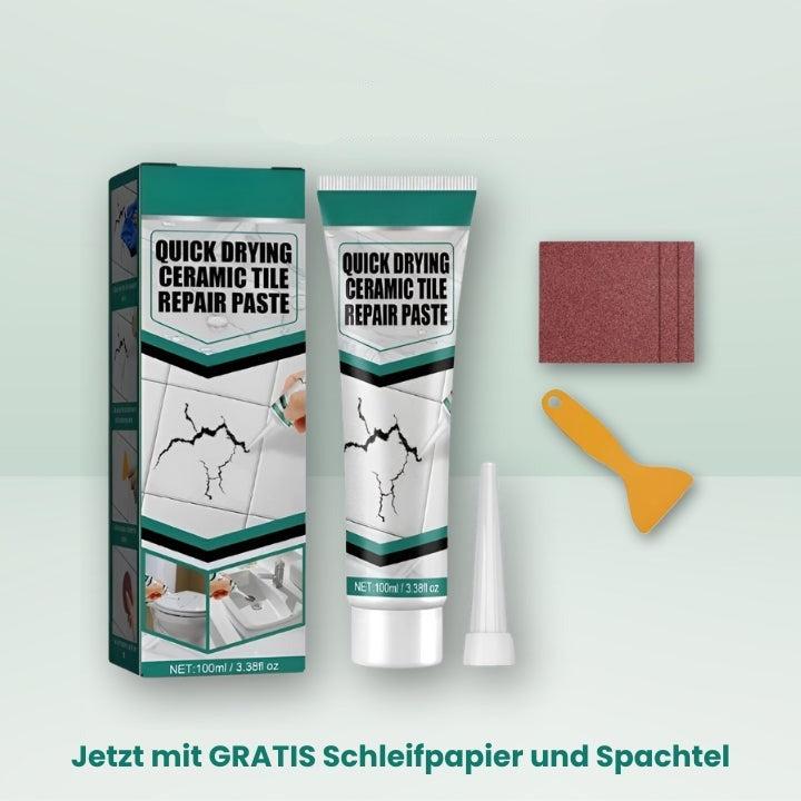 SchnellesPflaster Fliesen Reparaturpaste – Schnell wirkende, langlebige Paste zum Füllen von Rissen in Keramik, Porzellan und Marmor