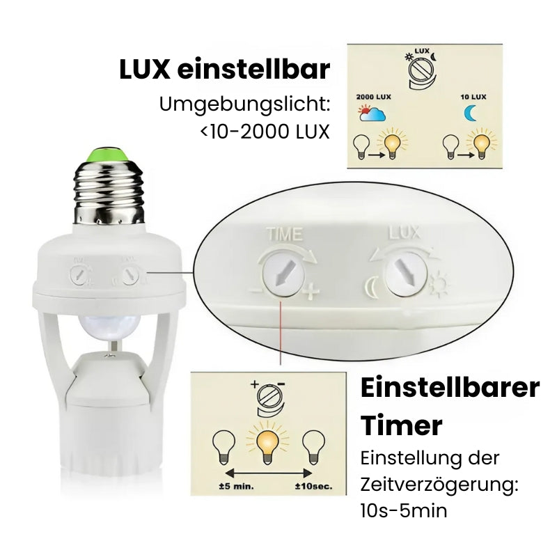 SmartBulb™ – Intelligente Beleuchtung mit automatischer Helligkeitsanpassung [1+1 Gratis]