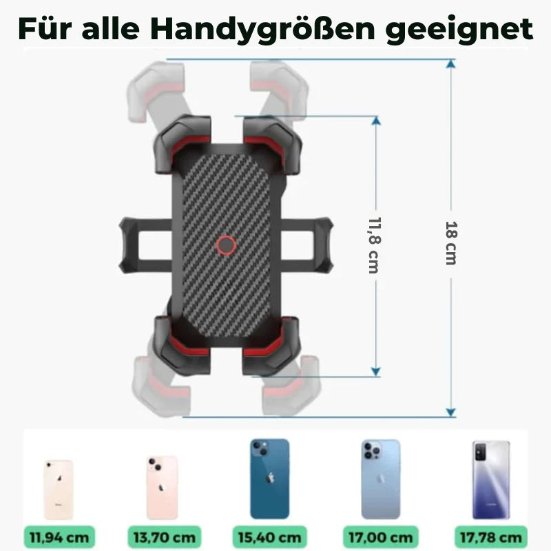PhoneDock™ – Sichere Dreh-Telefonhalterung für Radfahrer | 50% Rabatt