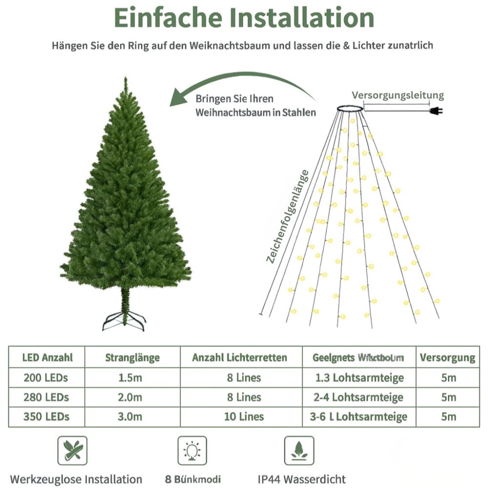 Weihnachtsbaum™ – Blitzschnelle Weihnachtsbaum-Deko für festliche Stimmung [50 % Rabatt]