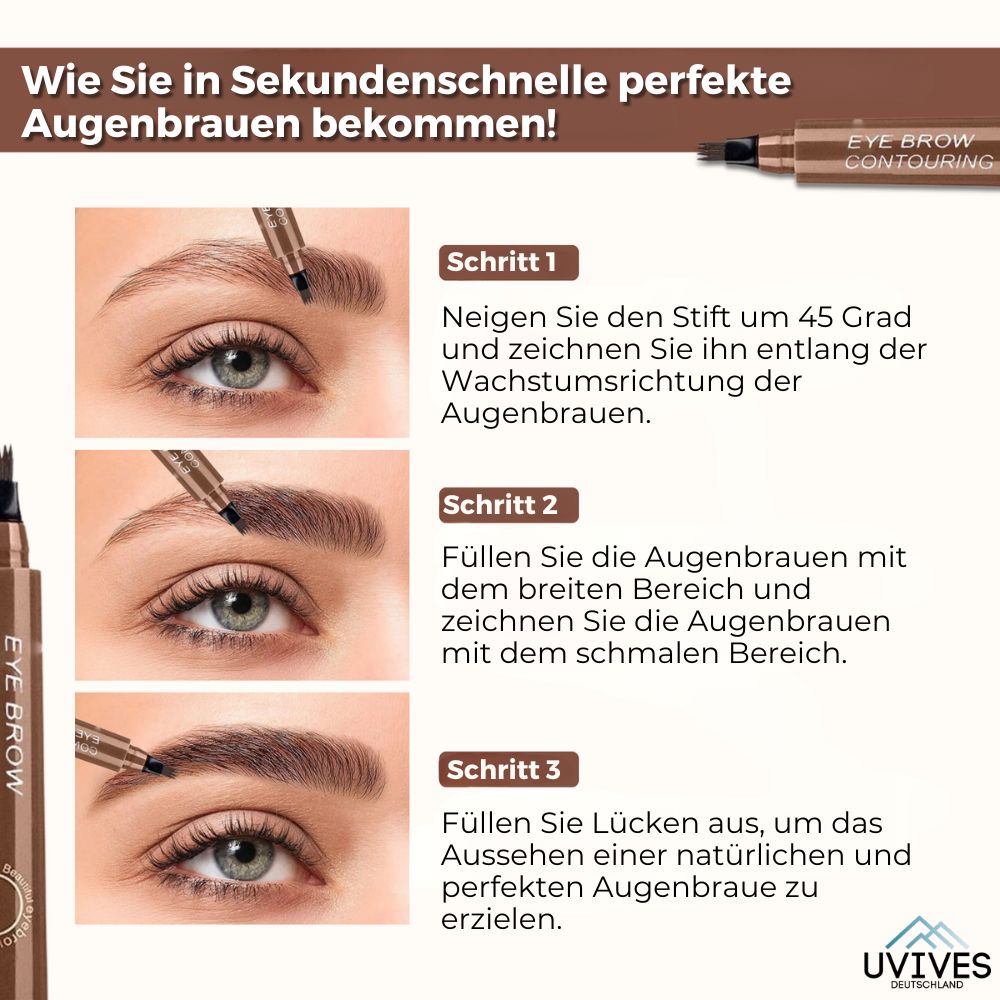 1 + 1 Gratis | BrowElegance™ - Microblading-Augenbrauenstift [Letzter Tag Rabatt]