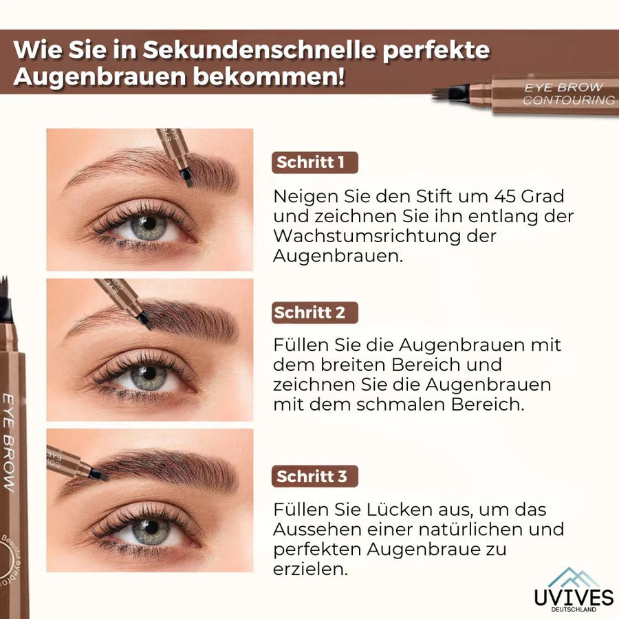 BrowElegance™ – Microblading Augenbrauenstift | 1 + 1 Gratis