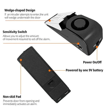 AlarmStop™ Automatischer Türstopper