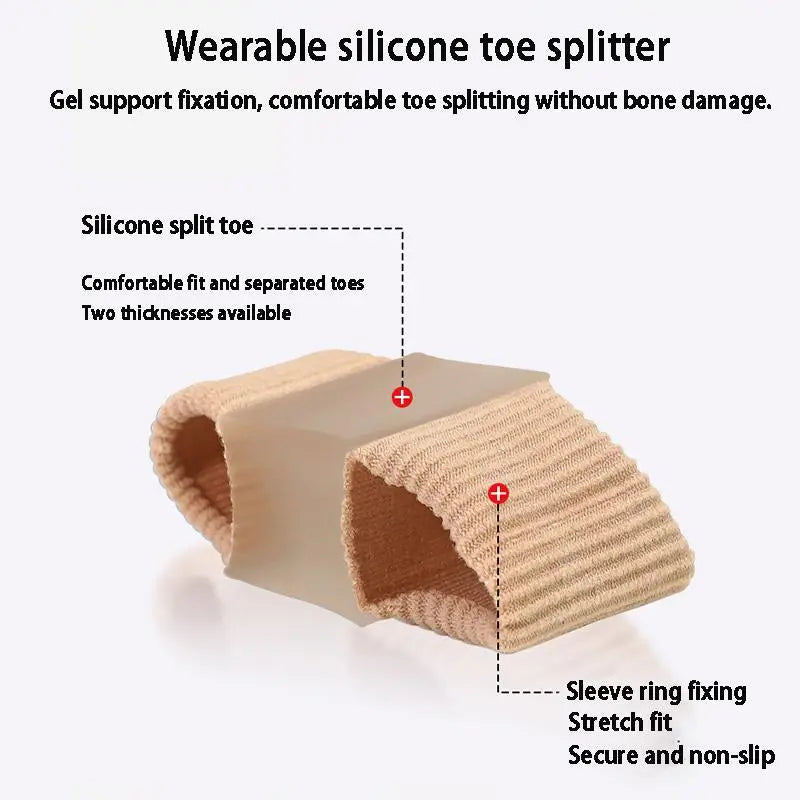 ToeSplit™ – Elastisches Nylon & SEBS für Schmerzlinderung & optimale Fußhaltung [1 + 1 Gratis]