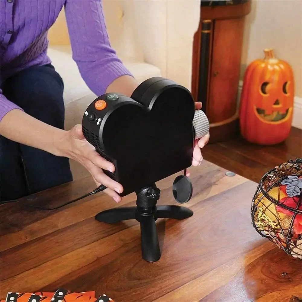 [50% Rabatt] ProjectView™ Fenster Projektor + 12 Filme (6 Halloween & 6 Weihnachten)