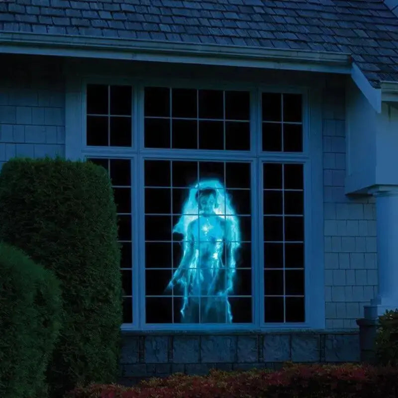 [50% Rabatt] ProjectView™ Fenster Projektor + 12 Filme (6 Halloween & 6 Weihnachten)