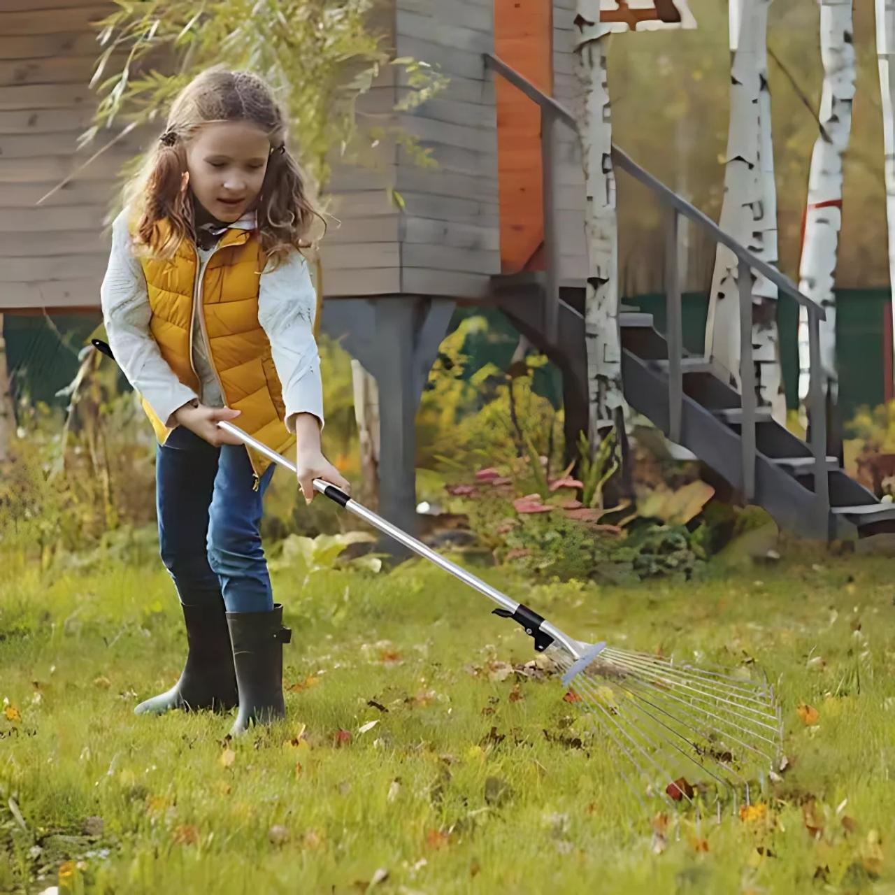 RetractPro™ – Der vielseitige Gartenrechen für müheloses, effizientes Arbeiten [50 % Rabatt]