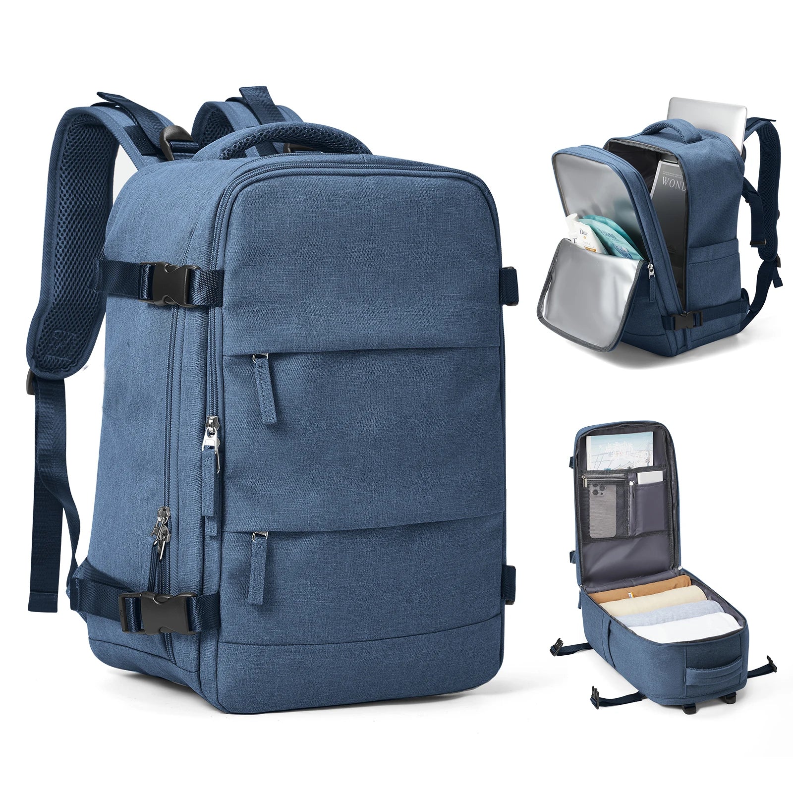Travomate Laptoprucksack 35 L – Wasserdicht mit Nassfach & USB-Port