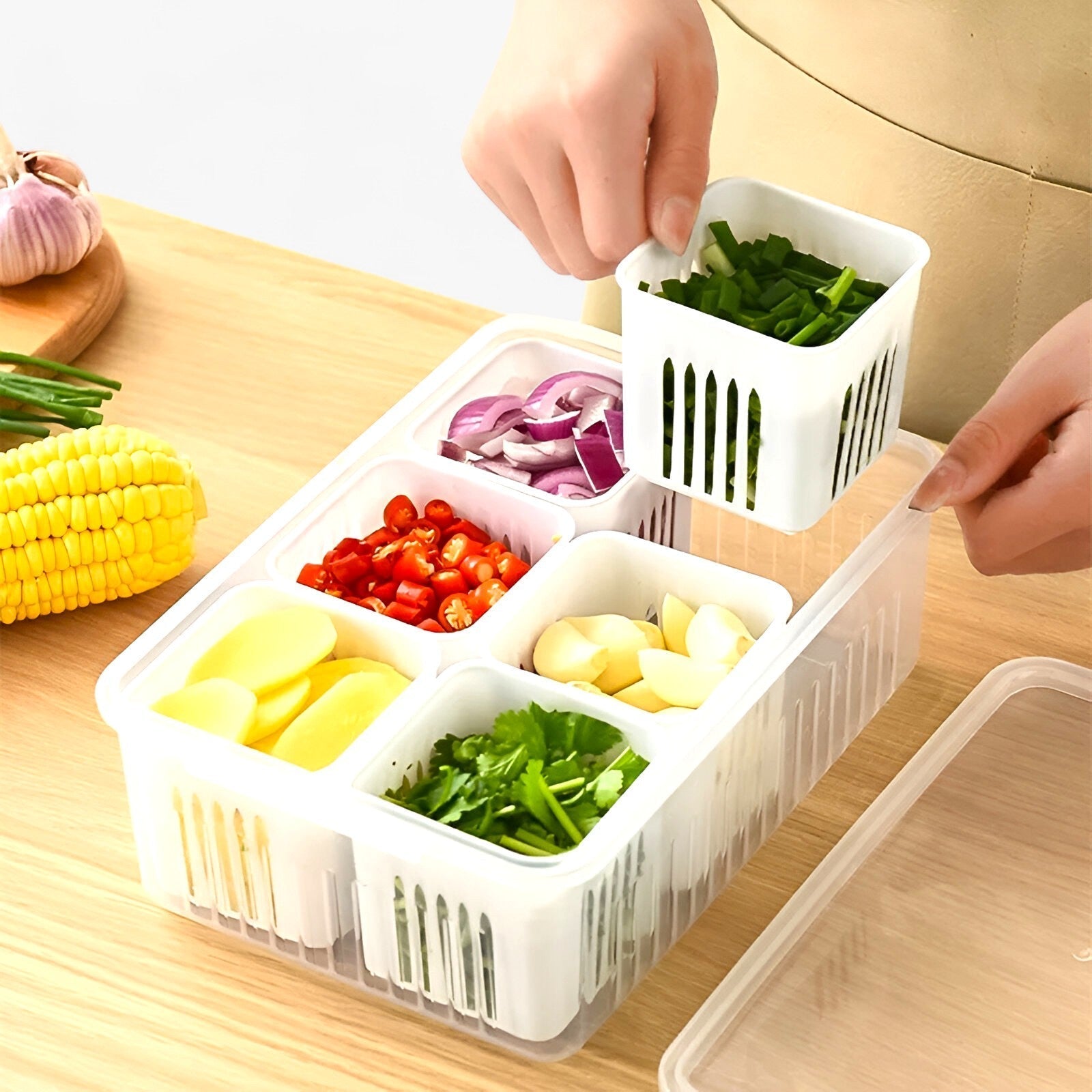 FridgeFlow™ – Transparenter Kühlschrank-Organizer für perfekte Ordnung & Frische [50 % Rabatt]
