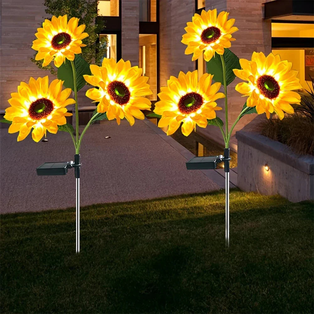 SolarBloom™ - Sonnenblumen-LED-Solarzellen [1 + 1 Gratis]