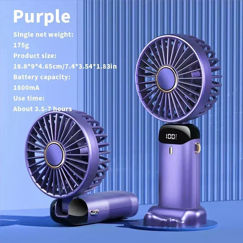 MiniFan™ - Leistungsstarker Mini-Ventilator mit intelligenter LED-Anzeige [50% Rabatt]