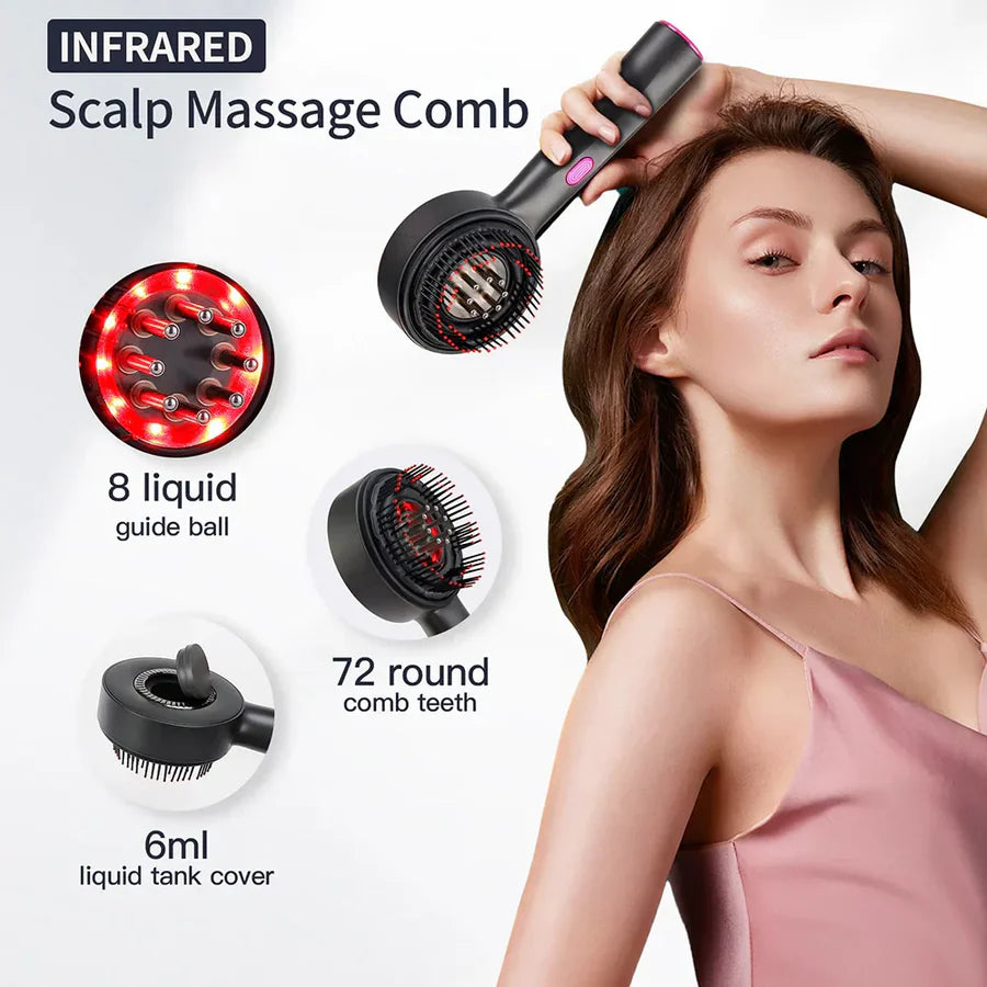 HairVive™ - Infrarot-Kopfhautmassagekamm | 50% Rabatt