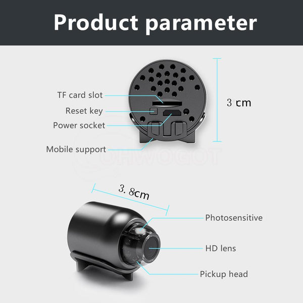 50% Rabatt | NanoVision™ - 360 HD 4K Mini-Spionagekamera