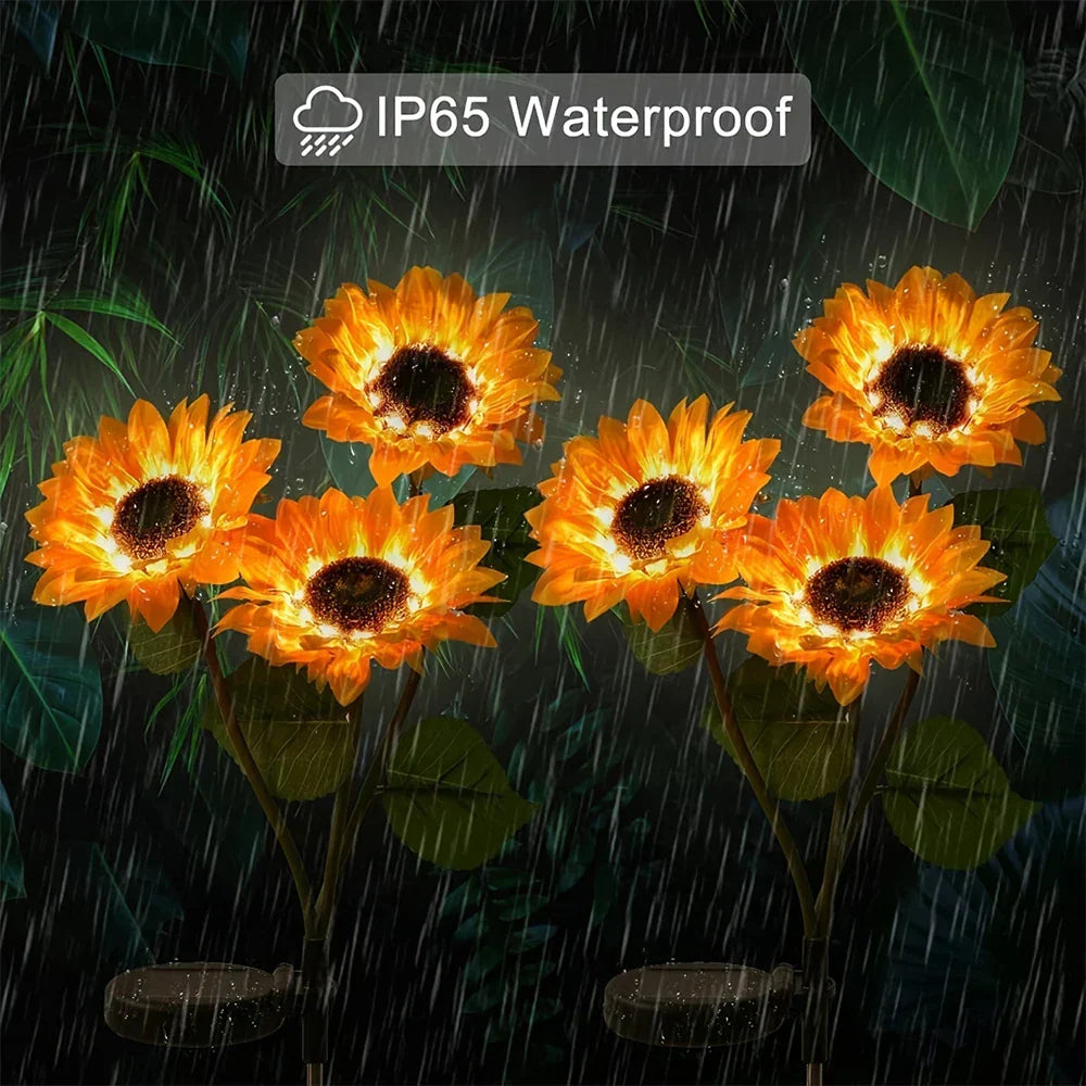 SolarBloom™ - Sonnenblumen-LED-Solarzellen [1 + 1 Gratis]