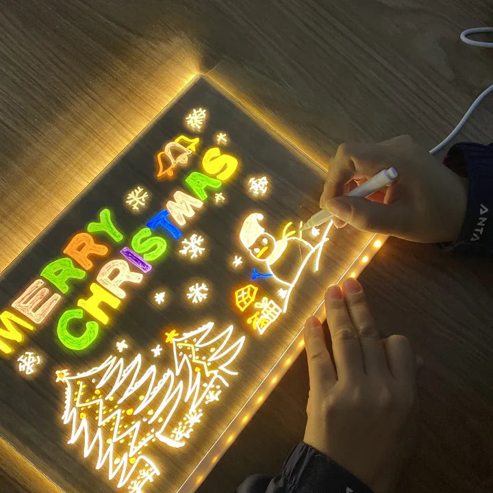 50% Rabatt | GlowSketch™ LED-Schild für pädagogischen Spaß