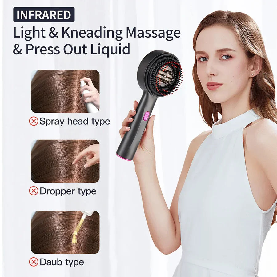 HairVive™ - Infrarot-Kopfhautmassagekamm | 50% Rabatt