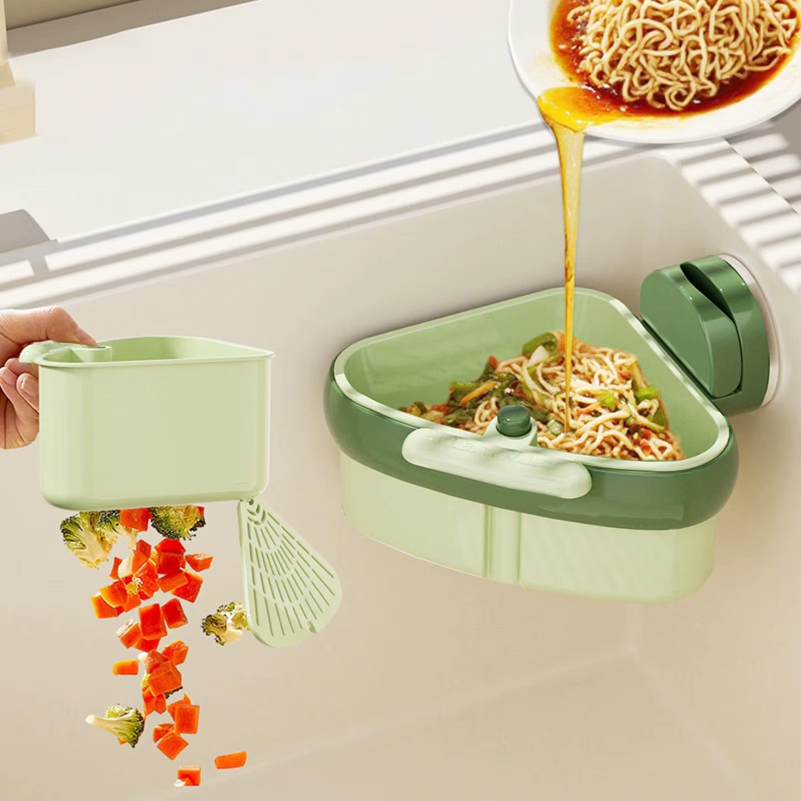 SinkMate™ – Praktischer Eck-Siebkorb für deine Spüle [50 % Rabatt]
